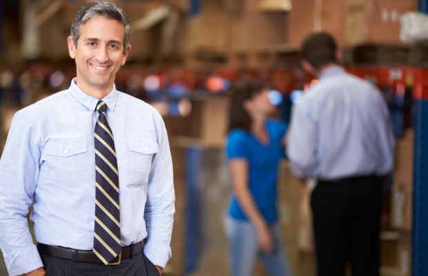Portrait Of Manager In Warehouse