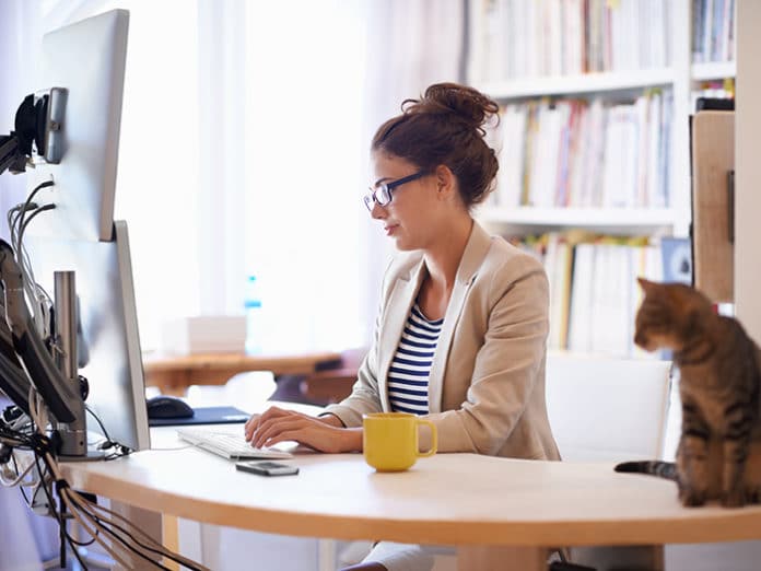 Infographie sur le télétravail