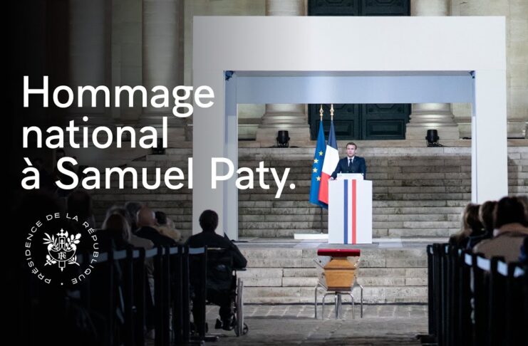 Hommages à un prof assassiné