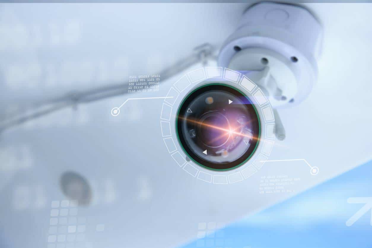 caméra de vidéosurveillance locaux d'entreprise