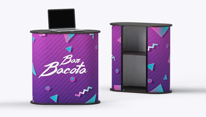 Installez un totem publicitaire credit Photo Pixprint