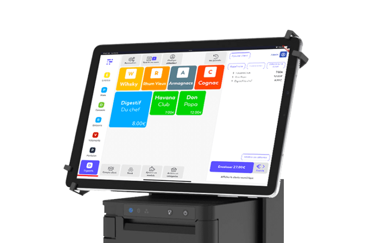 Caisse enregistreuse ipad et android Easyshop Shopcaisse avec support CreditPhoto Easyshop