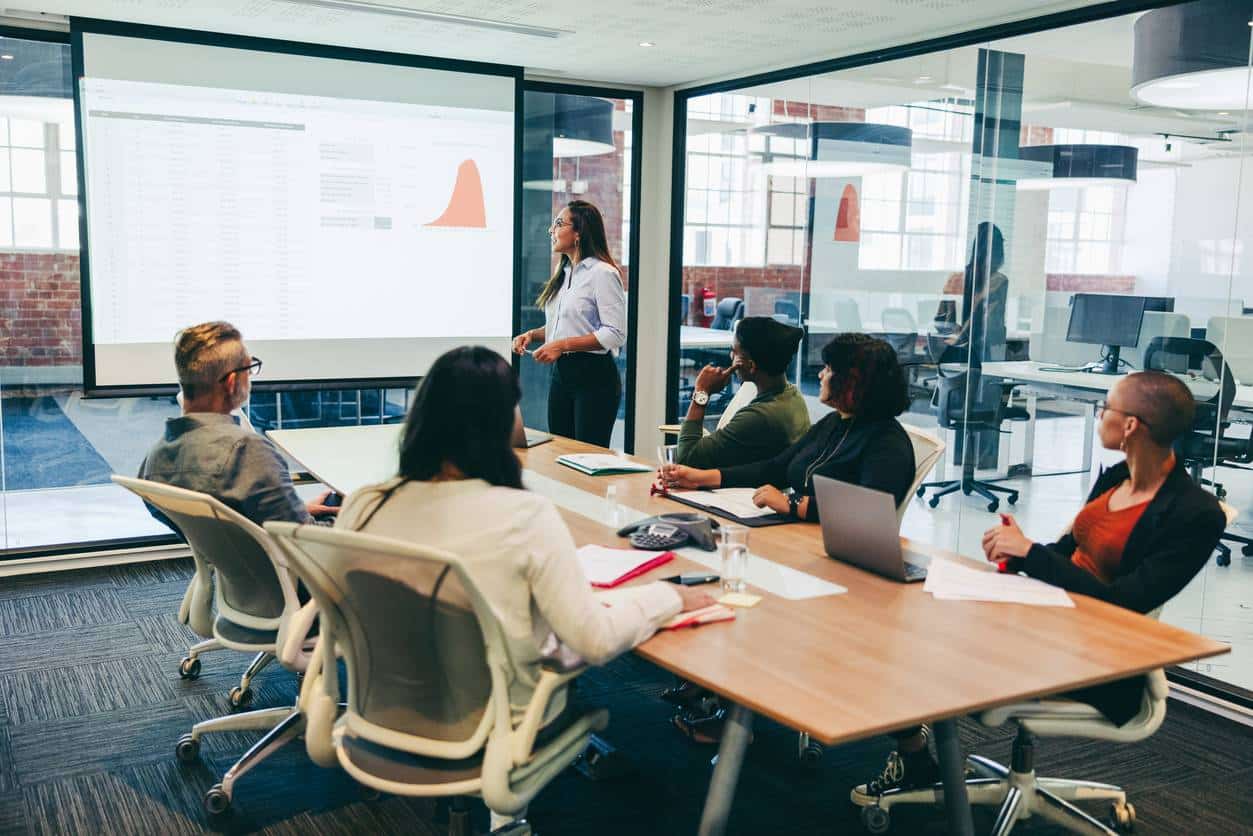 présentation projet agence Powerpoint investisseurs entreprise